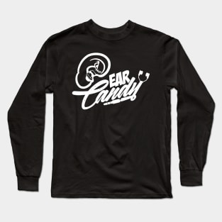 Ear Candy Studio (White Print) Long Sleeve T-Shirt